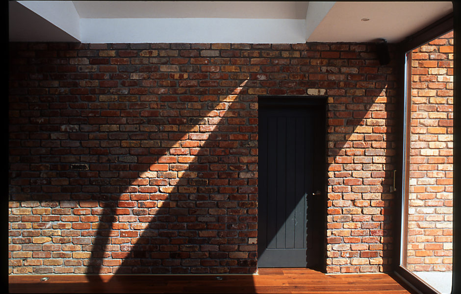 Brick Wall with hidden Shed